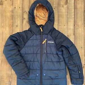Patagonia down “snow shot” jacket.